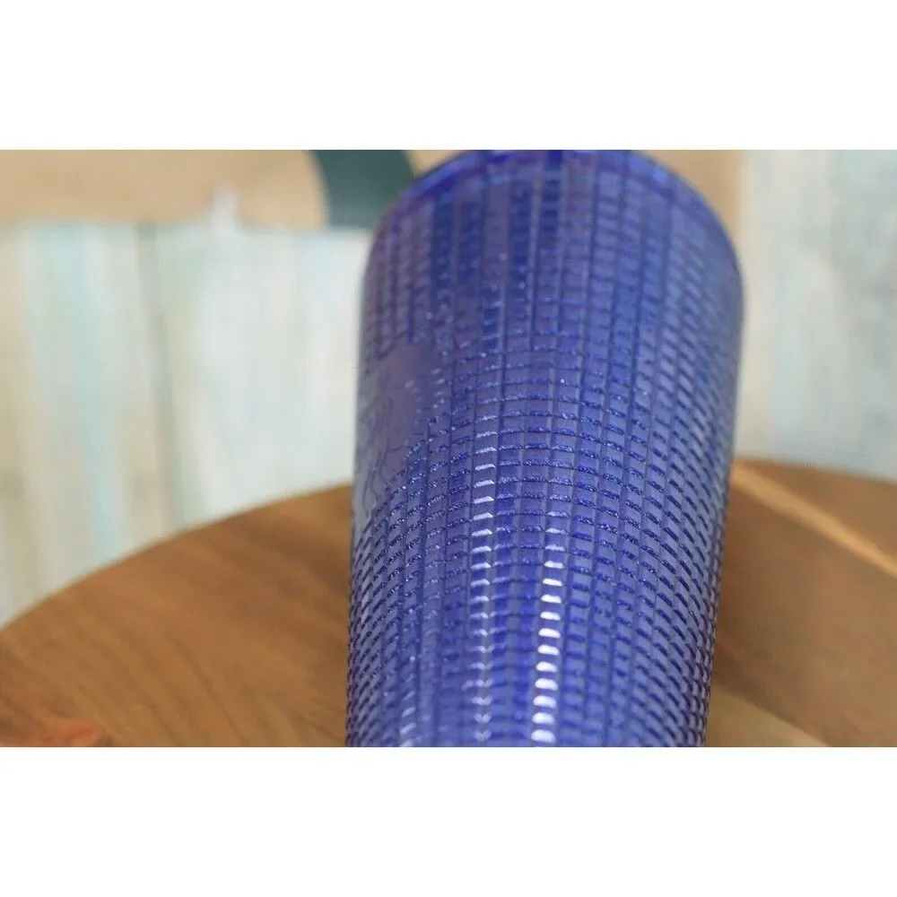 Starbucks Blue Blueberry Glitter Gradient Venti 24oz Cold Cup